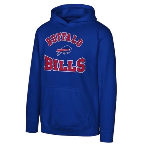 NWT NFL BUFFALO BILLS Youth Hometown Pullover Fleece Hoodie Size: XL (18/20) - Picture 1 of 10